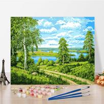 „Pasidaryk pats“. 40x50cm no frame blue