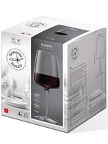 Planeo Rosso raudonojo vyno taurės, 4 vnt.