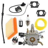 Karbiuratoriaus rinkinys Stihl FS120 FS200 FS250 FS250R FS300 FS350 žoliapjovei, krūmapjovei 4134 120 0653,4134 400 1301,4134 141 0300 CHINA