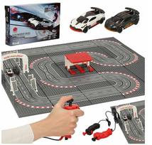 RoGer Police car racing track 64x64 cm