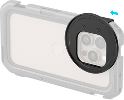 SmallRig 5010 Attachable Filter Adapter for iPhone 16 Series Cage 67mm
