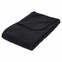 Atmosphera Fleece Minkšta juoda vilna antklodė, užvalkalas ant lovos, pledas ant lovos, pledas ant sofos, lovatiesė, antklodė, juoda antklodė, lovatiesė