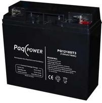 Solar Plus „PaqPOWER“ švino rūgšties akumuliatorius – AGM – 5 metai. 12 V / 18 Ah. Su T3 gnybtu.