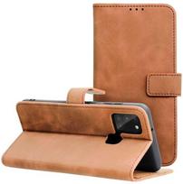 Forcell Oem TENDER Book Dėklas skirtas Samsung Galaxy A21s rudos spalvos