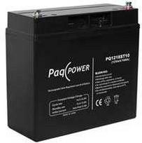 Solar Plus „PaqPOWER“ švino rūgšties akumuliatorius – AGM – 5 metai. 12 V / 18 Ah. Su T10 gnybtu.