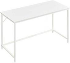 Songmics Vasagle Rašomasis stalas su metaliniu rėmu 60 x 120 x 76 cm klevo baltos spalvos