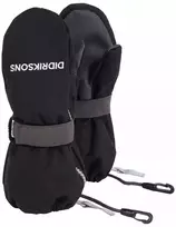 Didriksons žieminės neperšlampančios pirštinės BIGGLES ZIP MITTEN C 503942/060 (Black)