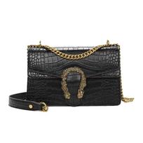 Nauja Madinga Rankinė Moteriška Trendinė Rankinė Natūralios Odos Peties Crossbody Grandinėlė Maža Rankinė