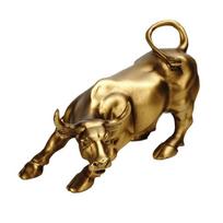 Bronzinė Jaučio Statulėlė Wall Street Bronzos Skulptūra Antikiniai Fengshui Jaučio Jaučių Statulėlės Rankų Darbo Amatas Namų Biuro Dekoras Verslo Dovana CHINA