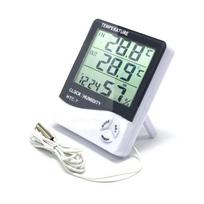 HTC-2 Didelio tikslumo termometras Vidaus ir lauko skaitmeninis ekranas Elektroninis temperatūros ir drėgmės matuoklis HTC-2