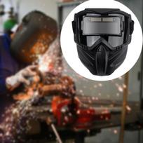 True Color Auto Darkening Welding Glasses Welder Mask Face Protector Dust Resistant Detachable