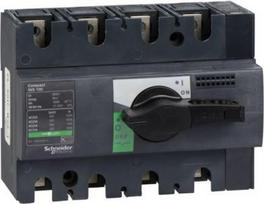 switch disconnector, Compact INS100, 100A, standard version with black rotary handle, 4 poles 28909 | 3303430289098