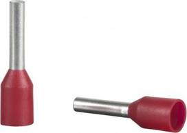 Cable ends, Linergy TR cable ends, single conductor, red, 1mmÂ², medium size, 10 sets of 100 DZ5CE010 | 3389110537000