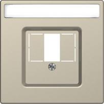Cover plate for TAE/audio/USB sockets with marking space, Sahara, Merten D-life MTN4250-6033 | 3606480889745