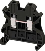 Terminal block, Linergy TR, screw type, feed through, 2 points, 4mm², black, set of 50 NSYTRV42BK | 3606480531910
