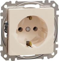 Socket outlet, 1-gang, beige, Sedna SDD112026 | 3606481478603
