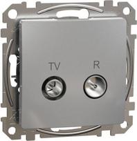 TV/R connector 4db, Aluminium, Sedna SDD113471R | 3606481466914