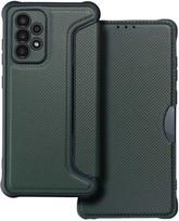 Dėklas Oem RAZOR Book skirtas Samsung Galaxy A52 5G / A52 LTE ( 4G ) / A52s 5G dark žalios spalvos