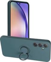 Oem SILICONE RING dėklas skirtas Samsung Galaxy A54 5G žalios spalvos