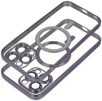 OEM dėklas, skirtas iPhone 13, Electro Mag dėklas, suderinamas su MagSafe juodas