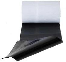 Sabetoflex hidroizoliacinės plėvelės ritinėlis su aliuminio tinkleliu ir pilnai lipniu PIB pagrindu, juodas, plotis 280 mm, ilgis 5 m.