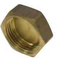 Solar Plus SLUTMUFFE 3/8" MESSING DZR