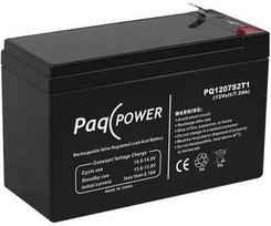 Solar Plus „PaqPOWER“ švino rūgšties akumuliatorius – AGM – 5 metai. 12 V / 7 Ah. Su T1 gnybtu.