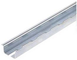 Solar Plus 15 mm aukščio DIN bėgelis TS35/CF5 su 5,2x25 mm skyle, galvanizuotas