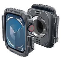 Dėklas Apple Watch 10 (46mm) Spigen Rugged Armor Dark gray