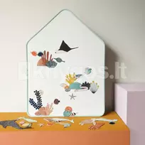 Magnetinė piešimo lenta MA CABANE À RÊVES „Namelis“, OPALINE