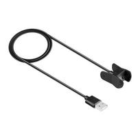 USB įkroviklio keitimas, skirtas „Garmin Vivosmart 4“ išmaniosios apyrankės įkrovimo laidui, laido spaustukui, įkrovikliui juoda