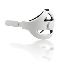 Reguliuojamas galvos dirželis, suderinamas su Meta/Oculus Quest 2 VR ausinėmis, Elite dirželio keitimas, užtikrinantis didesnį VR palaikymą ir patogumą, lengvas balta