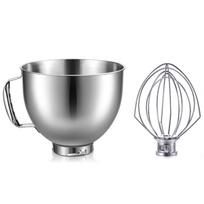 Stainless Steel Bowl Eggbeater for KitchenAid 4.5-5Quart Tilt Head Stand Mixer for KitchenAid Mixer Bowl Dishwasher Safe CHINA