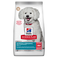 HILL'S SP Canine Adult Hypoallergenic sausas maistas alergiškiems šunims su lašiša 1,5 kg