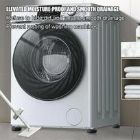 Washer Anti Vibration Pads Noise Reduction Anti Vibration Mat Washing Machine Foot Pads Elastic Washer Stabilizer Pads CHINA gray