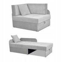 Vaikiška kampinė sofa-lova Denis, pilka
