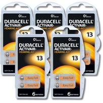Duracell klausos aparato baterijos 5x6 vnt., 30 vnt.