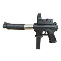 Airsoft automatas su lazeriniu taikikliu