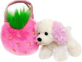 AURORA FANCY PALS Pliušinis pudeliukas STRAWBERRY rankinėje, 20 cm
