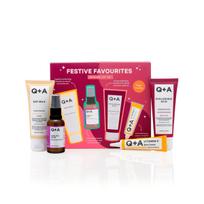 Q+A odos priežiūros priemonių rinkinys Festive Favourites Skincare Gift Set, 1 vnt.