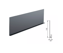 Apatinė vėjalentė 170 x 20 mm, L=2 m