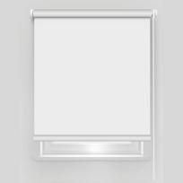Ritininė užuolaida BLACKOUT, baltos sp., Ø 25 mm, 100 x 175 cm, 1 vnt.