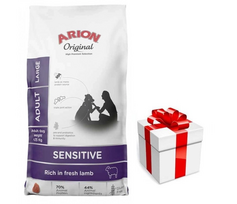ARION Original Sensitive Large Breeds 12kg + Staigmena Šunui