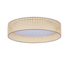 Duolla - LED lubinis šviestuvas ROLLER LED/24W/230V diametras 45 cm rotangas