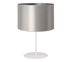 Duolla - Stalinis šviestuvas CANNES 1xE14/15W/230V diametras 20 cm sidabras/balta