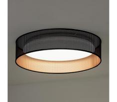Duolla - LED lubinis šviestuvas ROLLER LED/24W/230V diametras 45 cm juoda/varis
