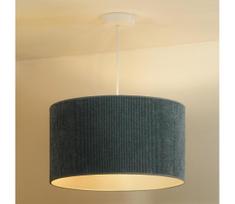Duolla - Pakabinamas sietynas CORDUROY 1xE27/15W/230V šviestuvas diametras 40 cm mėlyna
