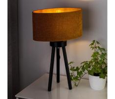 Duolla - Stalinis šviestuvas OVAL 1xE27/15W/230V diametras 30 cm ruda