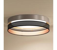 Duolla-LED lubinis šviestuvas ROLLER DUO SH. LED/24W/230V diametras 45 cm sidabras/juoda