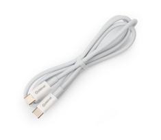 USB laidas USB-C / USB-C jungtis 60W 1m balta
